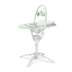 Krzesełko do karmienia Caretero KIVI Mint 3w1 krzesło, leżaczek, huśtawka niemowlęca