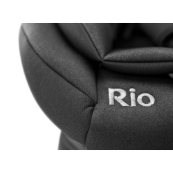 Caretero RIO Black i-Size fotelik samochodowy z systemem Isofix dla dziecka o wzroście od 40 cm do 105 cm i do 22 kg