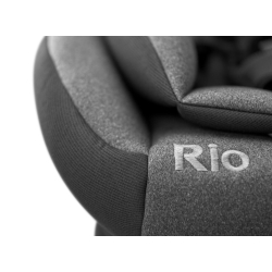 Caretero RIO Grey i-Size fotelik samochodowy z systemem Isofix dla dziecka o wzroście od 40 cm do 105 cm i do 22 kg