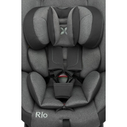 Caretero RIO Grey i-Size fotelik samochodowy z systemem Isofix dla dziecka o wzroście od 40 cm do 105 cm i do 22 kg