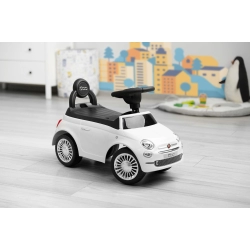 Jeździk pchacz FIAT 500 White pojazd dla dziecka firmy Toyz by Caretero