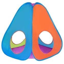 Namiot 3w1 z tunelem pomarańczowo-niebieski  8158
