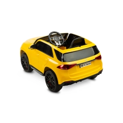 Pojazd akumulatorowy MERCEDES W166 Yellow Toyz by Caretero 4 x silnik 12V łącznie 160W, akumulator (10Ah 12V)