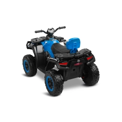 Pojazd akumulatorowy QUAD RUSH Blue Toyz by Caretero 4 mocne silniki, oświetlenie LED, akumulator (7Ah 24V)