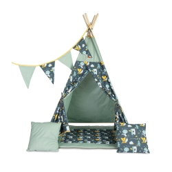Namiot dla Małych Indian TIPI Polana Zielony Toyz by Caretero