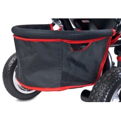 Rowerek 3 kołowy TIMMY Red pojazd trójkołowy z pchaczem i obrotowym siedziskiem Toyz by Caretero