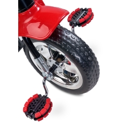 Rowerek 3 kołowy TIMMY Red pojazd trójkołowy z pchaczem i obrotowym siedziskiem Toyz by Caretero