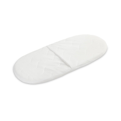 Sensillo materacyk piankowy Pikowany BIAŁY do gondoli wózka 75x35 cm
