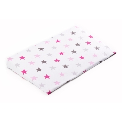 Sensillo poszewka na poduszkę klin niemowlęcy do łóżeczka 38x60 cm Galaktyka różowa