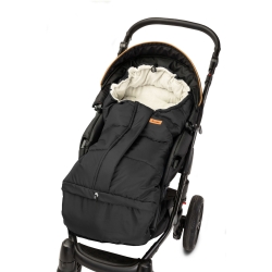 Sensillo śpiworek do wózka Combi 3w1 śpiwór Polar Black/Beige