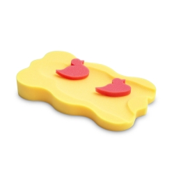 Mata gąbkowa do kąpieli MAXI żółta materacyk kąpielowy do wanienki 1x wkład + 2x gąbka Sensillo