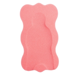 Mata gąbkowa do kąpieli MIDI różowa materacyk kąpielowy do wanienki 1x wkład + 2x gąbka Sensillo