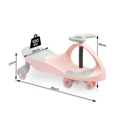 Jeździk grawitacyjny SPINNER Pink firmy Toyz by Caretero