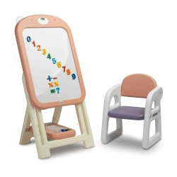 Tablica edukacyjna z krzesełkiem TED Pink Toyz by Caretero