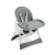 Krzesełko do karmienia Caretero BILL 2w1 Grey zamienia się z wysokiego krzesełka w niskie krzesło-siedzisko