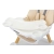 Krzesełko do karmienia Caretero TUVA Beige zamienia się z wysokiego krzesełka w stylowy zestaw krzesełko + stolik