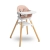 Krzesełko do karmienia Caretero BRAVO Pink krzesło dla dziecka