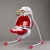 Huśtawka dziecięca elektryczna Caretero BUGIES Red leżaczek-bujaczek dla dziecka