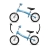 Rowerek biegowy BRASS Blue Toyz by Caretero