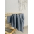 Sensillo kocyk bambusowo-bawełniany 80x100 cm jeansowy