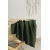 Sensillo kocyk bambusowo-bawełniany 80x100 cm zielony butelkowy