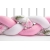 Ochraniacz do łóżeczka WARKOCZ różowy kwiaty Sensillo