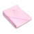 Sensillo okrycie kąpielowe OWIECZKA ręcznik kąpielowy z kapturkiem 80x80 cm różowe