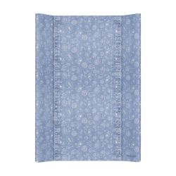 Ceba Baby Tapicerka miękka profilowana bez zagłówka Denim Style Boho Blue 50x70 cm miękki przewijak