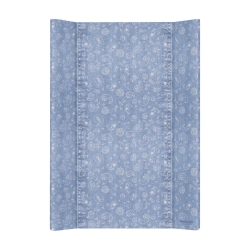 Ceba Baby Tapicerka miękka profilowana bez zagłówka Denim Style Boho Blue 50x70 cm miękki przewijak