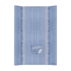 Ceba Baby przewijak usztywniony Denim Style Lace Blue 50x70cm