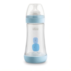 Chicco butelka Perfect5 Chłopczyk 240 ml smoczek silikonowy o średnim przepływie dla dziecka 2m+