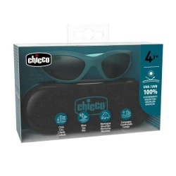 Okulary przeciwsłoneczne dziecięce w etui Chicco idealne dla dziecka 4 lata+ do ochrony oczu przed promieniami UVA i UVB
