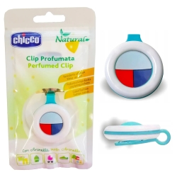 Chicco klips odstraszający komary New Blue zapachowy klips przeciw komarom