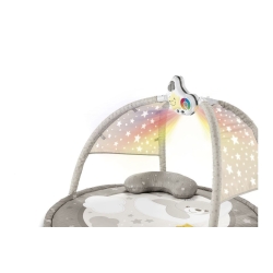 CHICCO Mata edukacyjna dla niemowlaka 3w1 z melodiami i projektorem First Dreams Neutralna