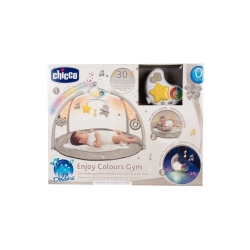 CHICCO Mata edukacyjna dla niemowlaka 3w1 z melodiami i projektorem First Dreams Neutralna