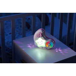 CHICCO Mata edukacyjna dla niemowlaka 3w1 z melodiami i projektorem First Dreams Pink różowa