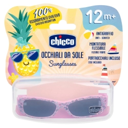 Okulary przeciwsłoneczne dziecięce Chicco idealne dla dziecka 12m+ do ochrony oczu przed promieniami UVA i UVB