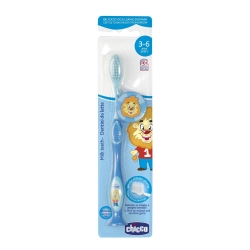 Chicco szczoteczka do mycia zębów dla dziecka 3-6 lat niebieska