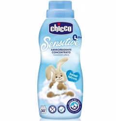 Płyn do zmiękczania i płukania odzieży dziecięcej CHICCO Sensitive Sweet Talcum koncentrat 750ml 0m+