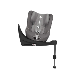 Cybex Sirona S i-Size Manhattan Grey fotelik samochodowy od urodzenia do 105 cm, do ok. 4 lat