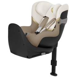 Cybex Sirona S2 i-Size Seashell Beige obrotowy fotelik samochodowy RWF dla dziecka 0-18 kg