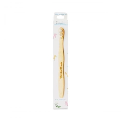 Humble Brush bambusowa szczoteczka do mycia zębów dla dzieci UltraSoft biała