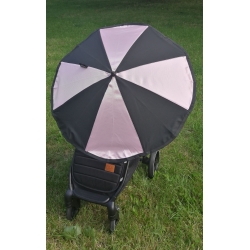 Emmaljunga Parasolka przeciwsłoneczna z filtrem UV kolor Black Pink