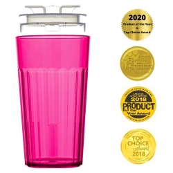 Kubek treningowy dla dziecka Reflo Smart Cup nietłukący różowy