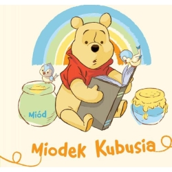 Disney Piszcząca książeczka do kąpieli - Miodek Kubusia