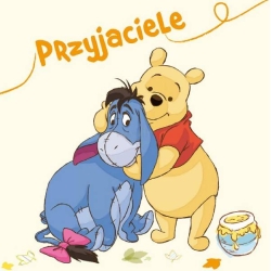 Disney Piszcząca książeczka do kąpieli - Miodek Kubusia