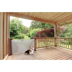 Bramka zabezpieczająca dziecko Dreambaby Roll Up (W: 140cm x H: 86,5cm) - szara PCR9781