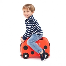 TRUNKI Jeżdżąca walizeczka Biedronka Harley LadyBird TRU-L092 Walizka na kółkach