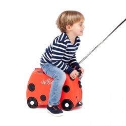 TRUNKI Jeżdżąca walizeczka Biedronka Harley LadyBird TRU-L092 Walizka na kółkach