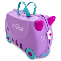 TRUNKI Jeżdżąca walizeczka Kotek Cassie TRU-0322 Walizka na kółkach